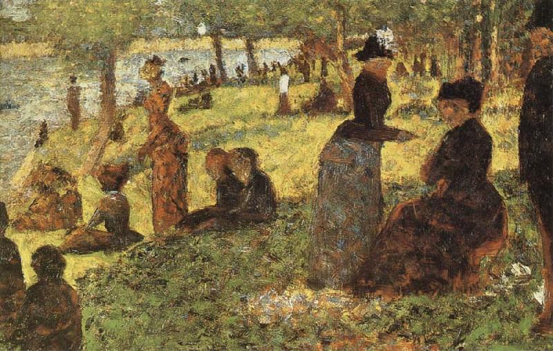 Georges Seurat The Grand Jatte of Sunday afternoon